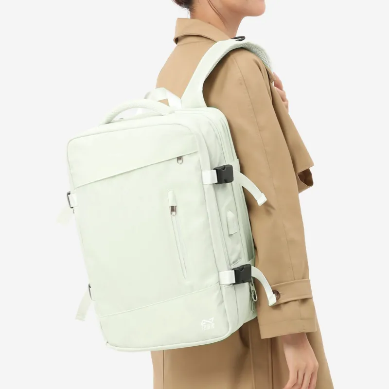 QING QI ZHE Fabric Travel Bags Backpack Regular Unisex Multicolor-29