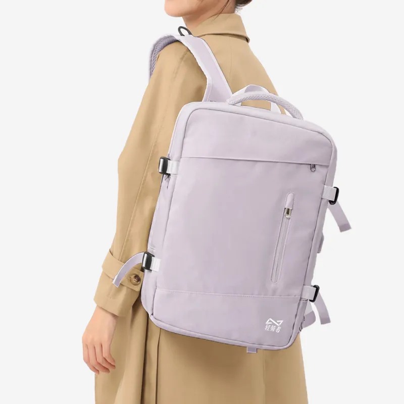 QING QI ZHE Fabric Travel Bags Backpack Regular Unisex Multicolor-80