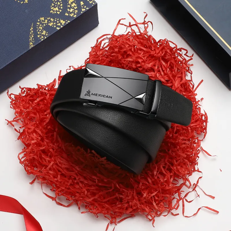MEXICAN Cow Leather Belts Men's 3.5cm-4
