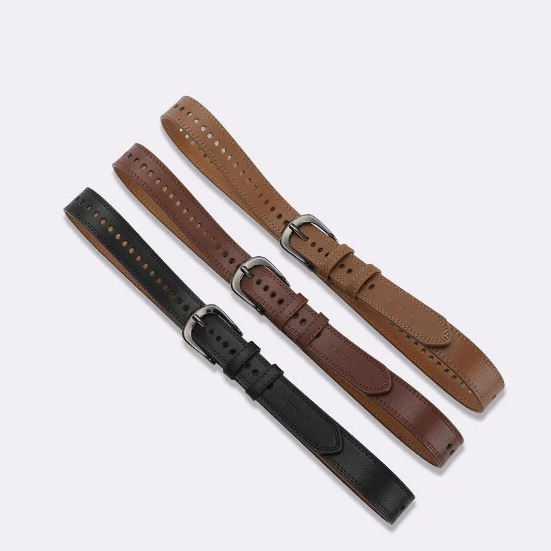 MEXICAN Split Cow Leather Leather Belts Women's 2.8cm-2