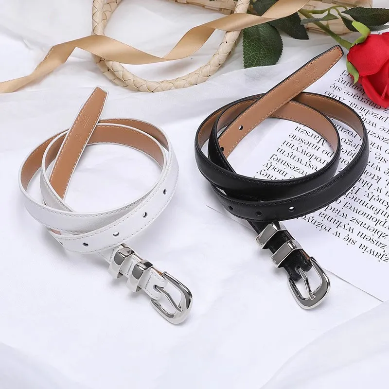 MEXICAN Cow Leather Leather Belts Women's Width 1.9CM-3