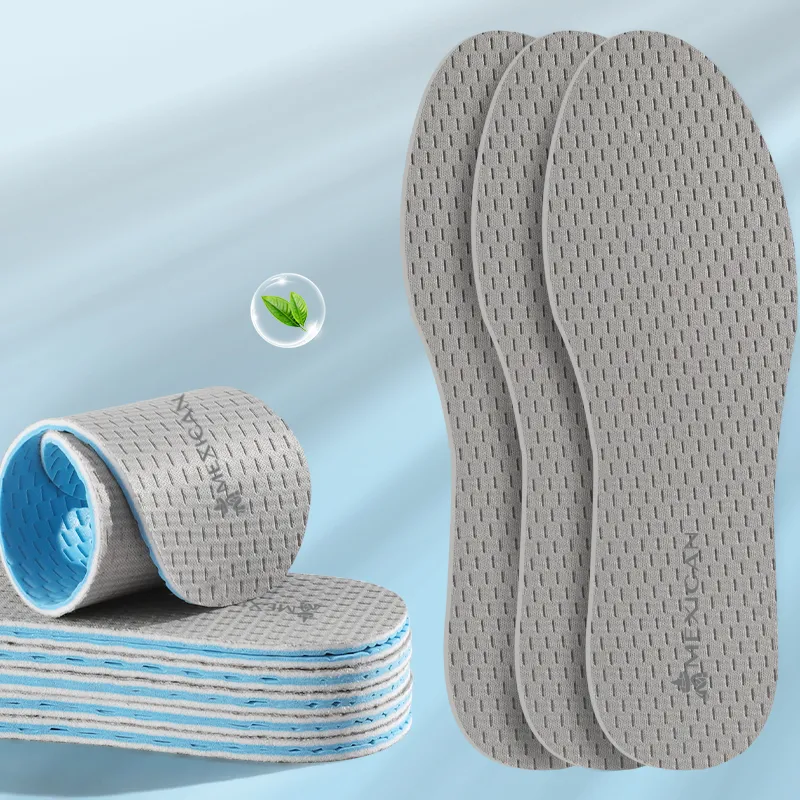 MEXICAN Latex+Gene Fiber Fabric Insoles Unisex-6