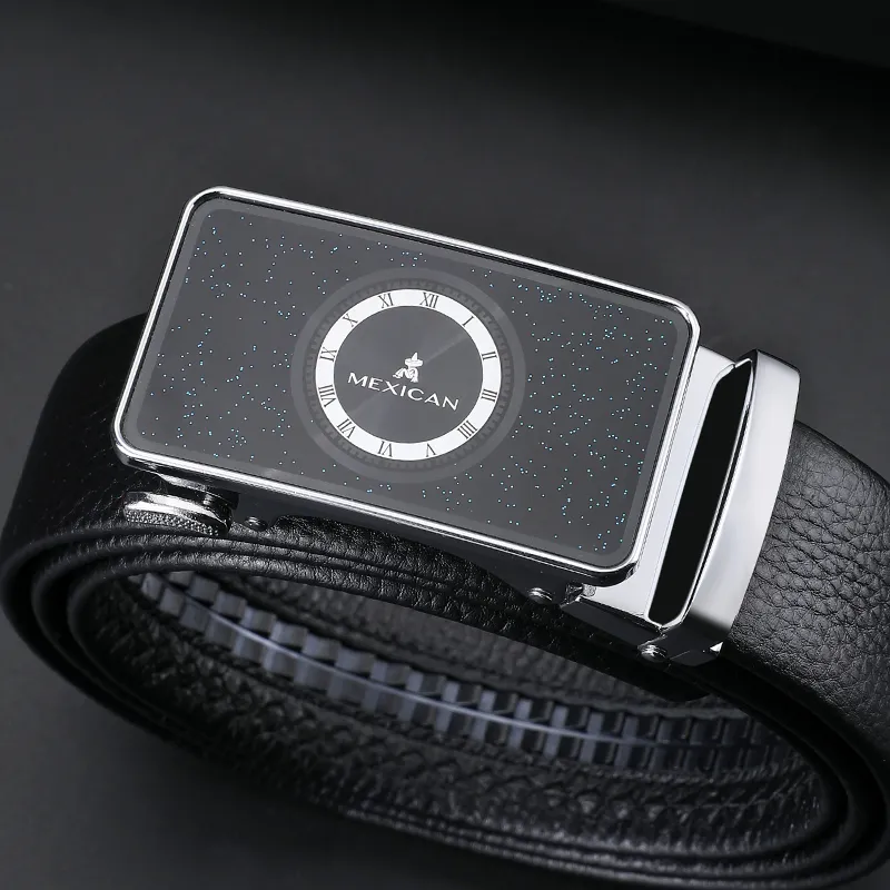 MEXICAN Cow Leather Belts Men's 3.5cm-6