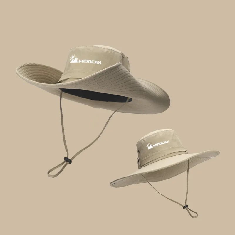 MEXICAN Polyester Bucket Hats Unisex-1