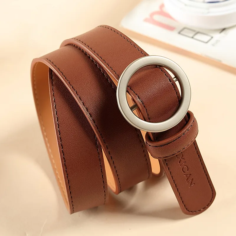 MEXICAN Cow Leather Belts Women's 2.4cm-5