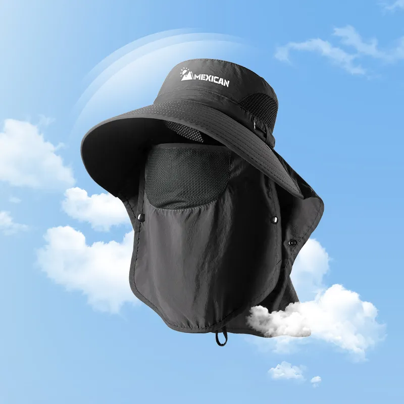 MEXICAN Polyester Sun Protection Hats Unisex-2