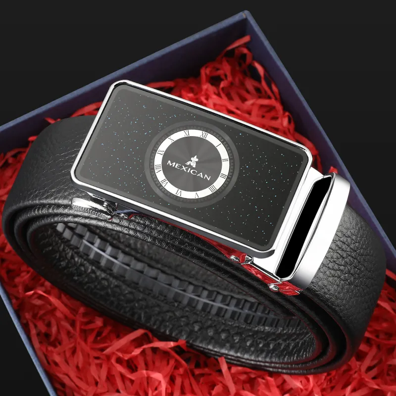 MEXICAN Cow Leather Belts Men's 3.5cm-5