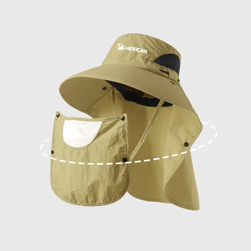 MEXICAN Polyester Sun Protection Hats Unisex-8