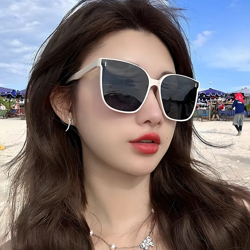 SUPER SUNG Plate And Metal Square Sunglasses Unisex-10