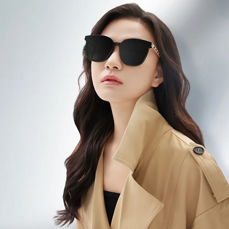 SUPER SUNG Plate And Metal Round Sunglasses Unisex-4