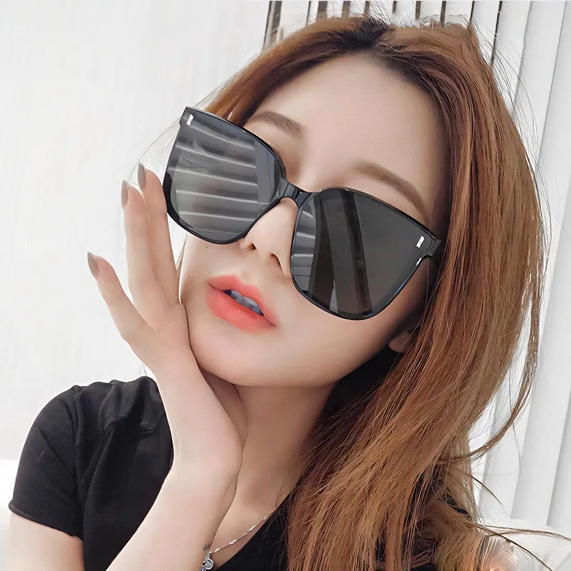 SUPER SUNG Plate And Metal Square Sunglasses Unisex-4