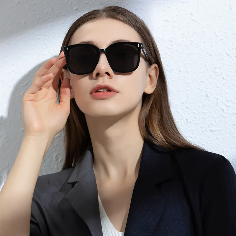 SUPER SUNG Plate And Metal Square Sunglasses Unisex-6