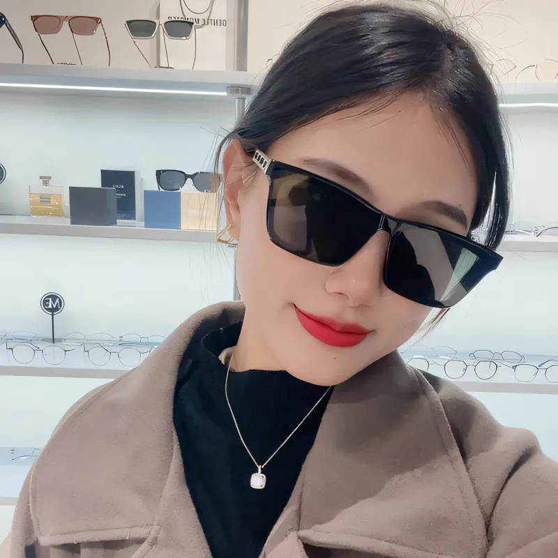 SUPER SUNG Plate Frame Square Sunglasses Unisex-4