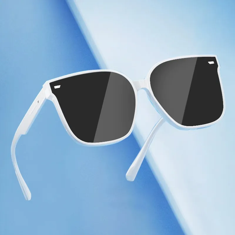 HELEN KELLER Plate Frame Irregular Shape Sunglasses Unisex-3