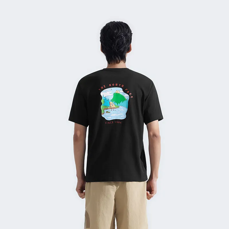 THE NORTH FACE SS25 T Shirt Unisex Cosmic Black-3