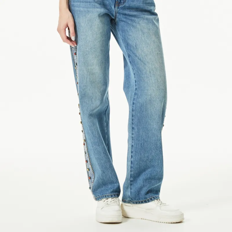 Ed Hardy SS24 Jeans Women's Indigo-5