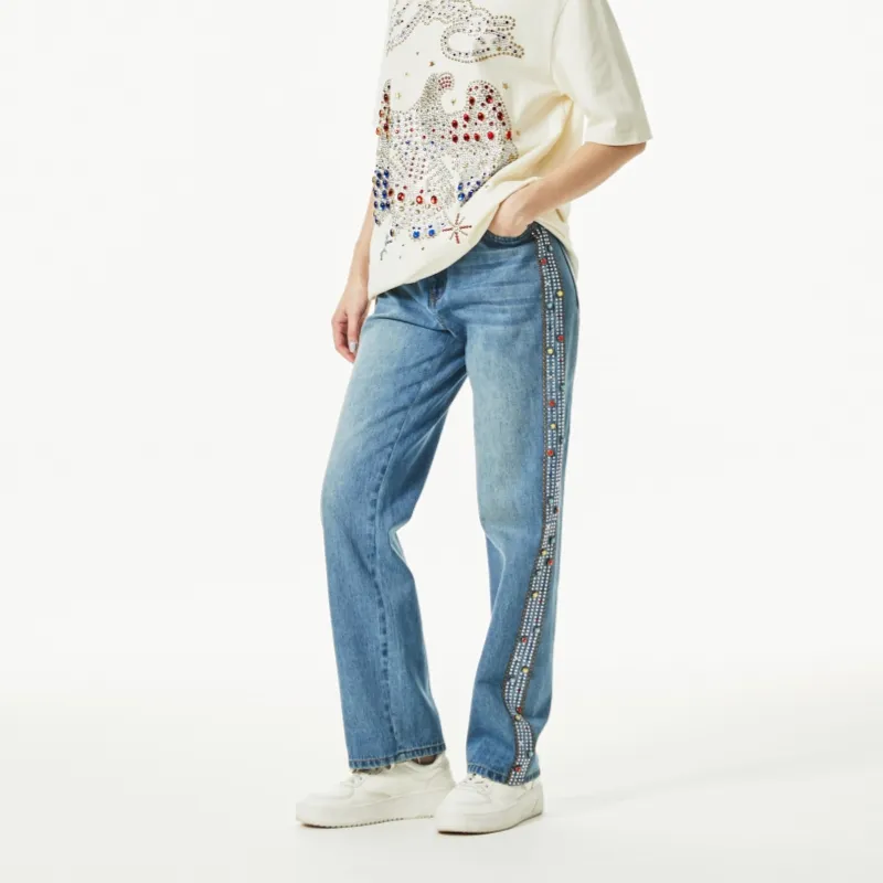Ed Hardy SS24 Jeans Women's Indigo-2