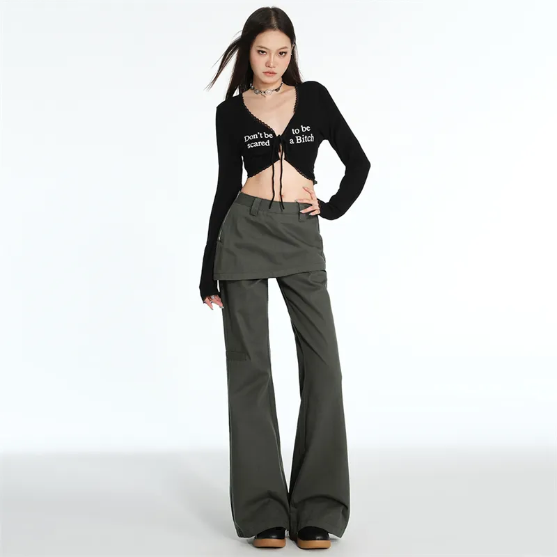 KUNZHUDAXIANG Casual Pants Women's-13