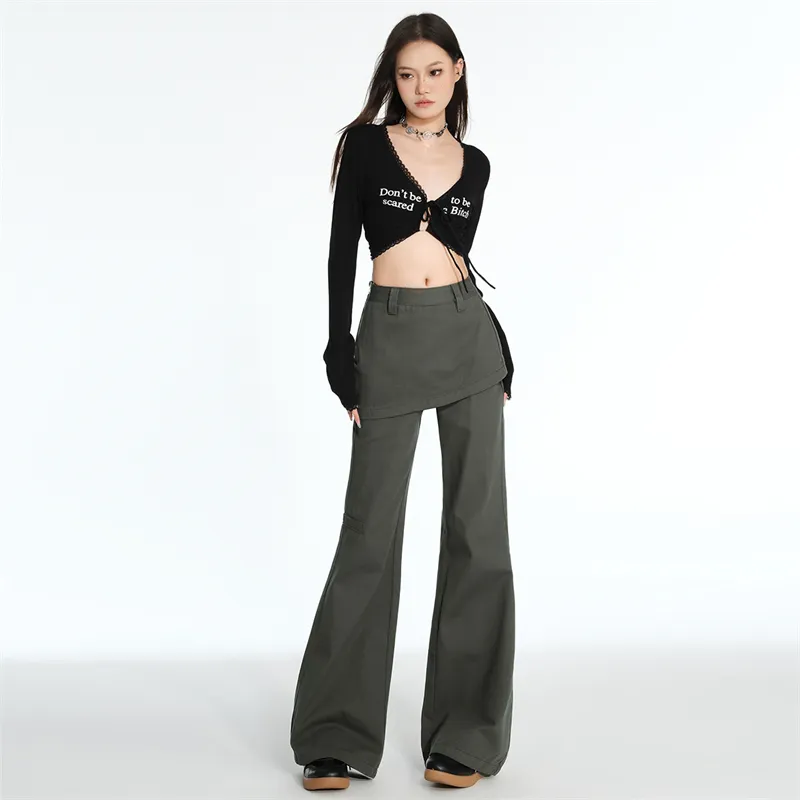 KUNZHUDAXIANG Casual Pants Women's-12