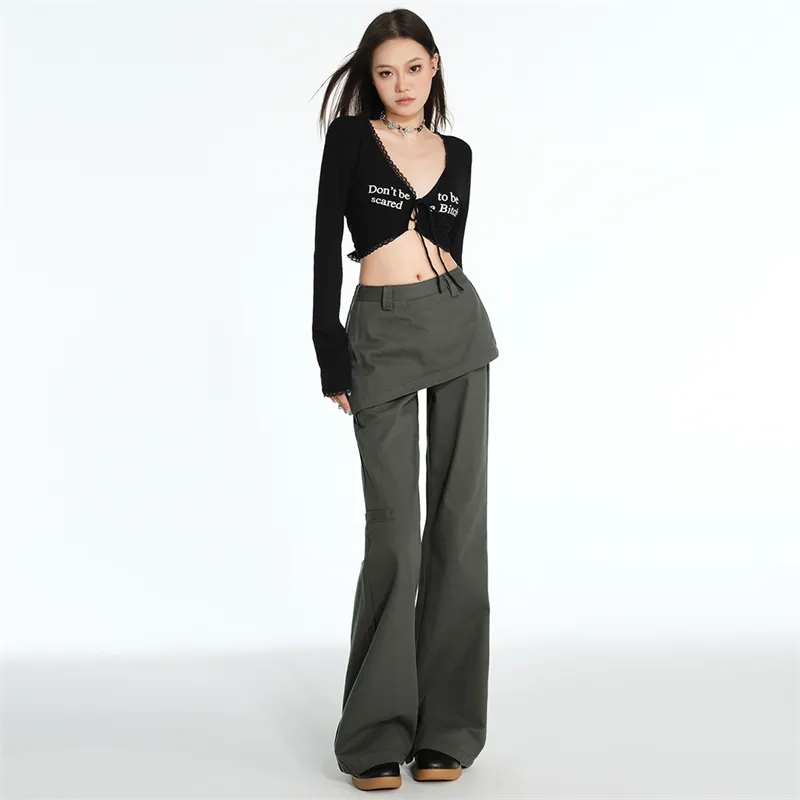 KUNZHUDAXIANG Casual Pants Women's-14