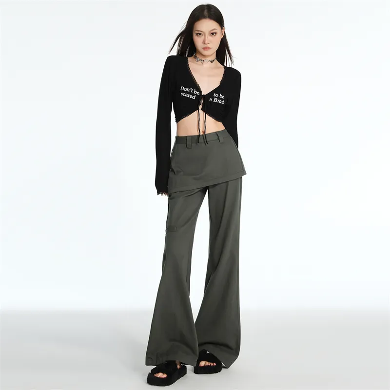 KUNZHUDAXIANG Casual Pants Women's-4