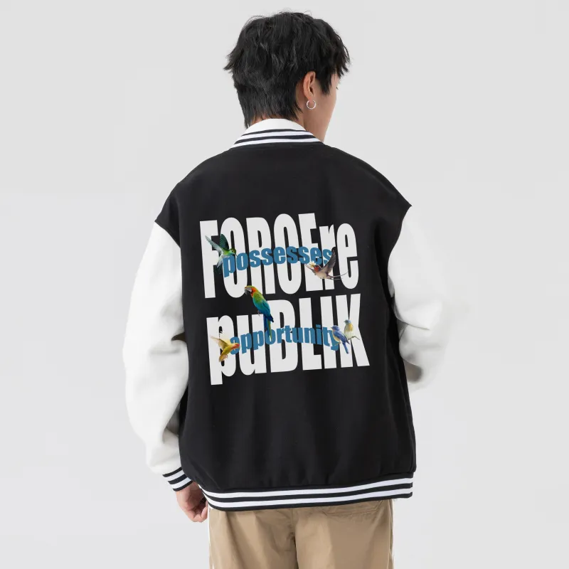 FORCEREPUBLIK Baseball Jacket Unisex-2
