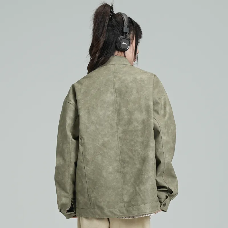 FORCEREPUBLIK Leather Jacket Unisex-7