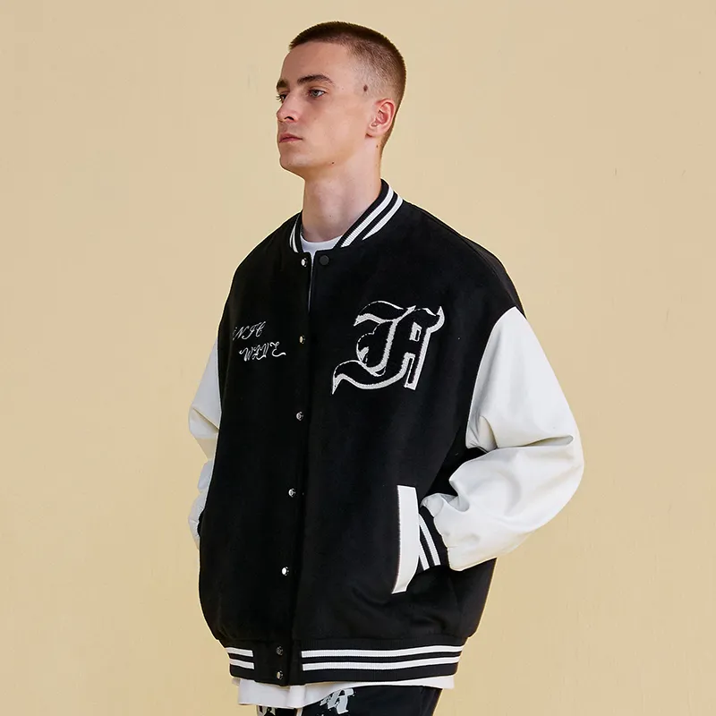 FORCEREPUBLIK Baseball Jerseys Unisex Black-3