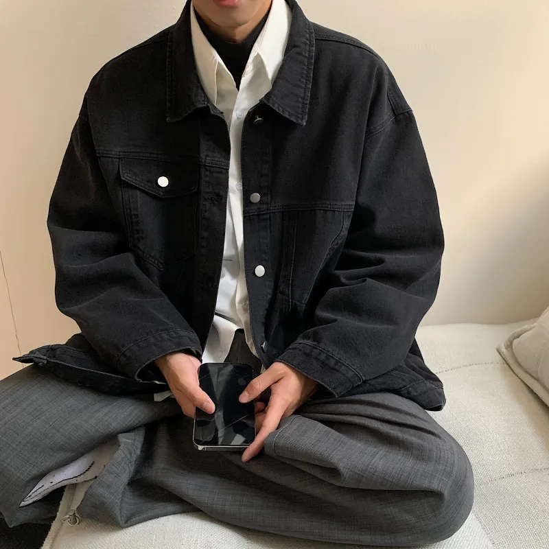 TESTUNG Denim Jackets Unisex-8