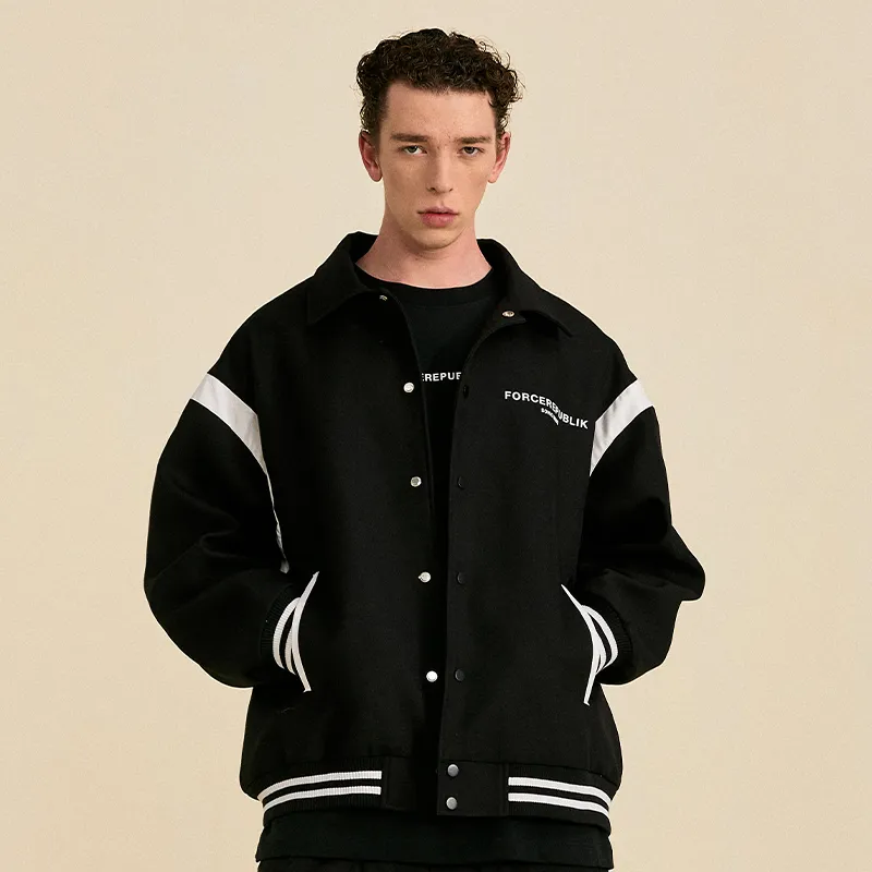 FORCEREPUBLIK Jackets Unisex Black-3