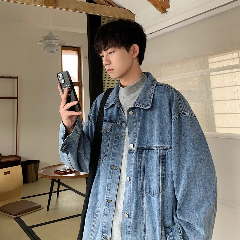 TESTUNG Denim Jackets Unisex-24
