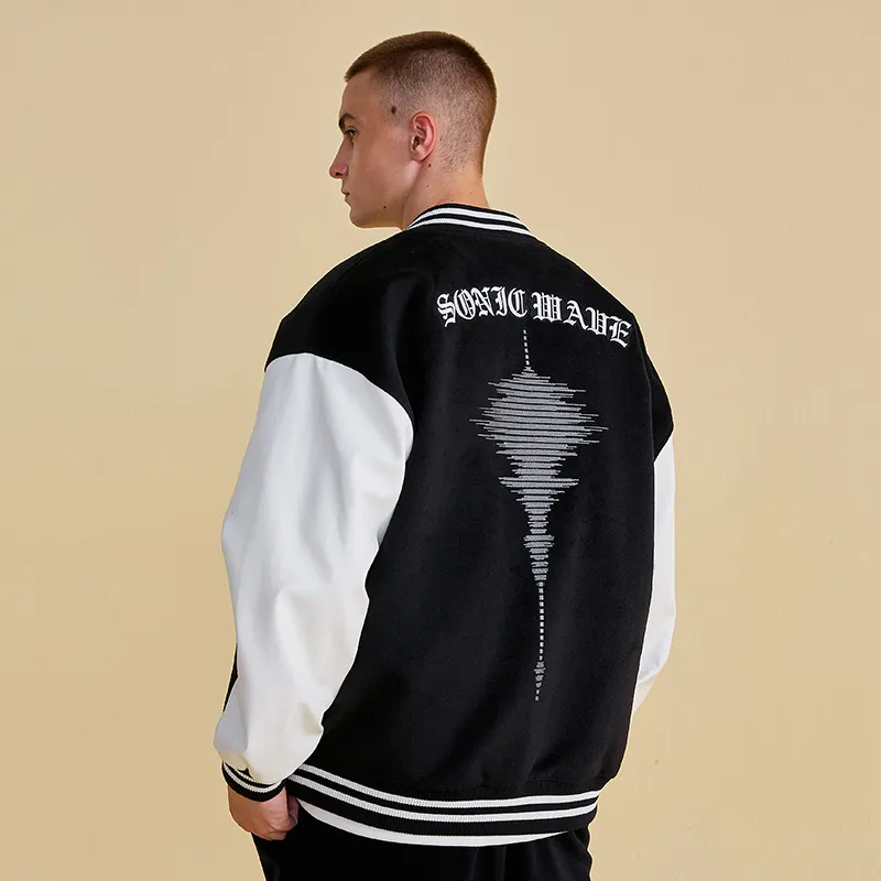 FORCEREPUBLIK Baseball Jerseys Unisex Black-4