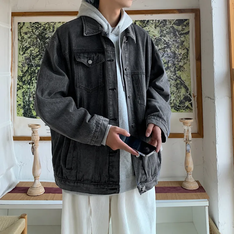 TESTUNG Denim Jackets Unisex-15