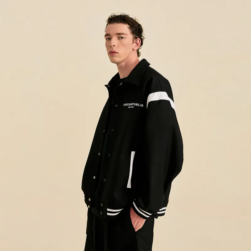 FORCEREPUBLIK Jackets Unisex Black-7