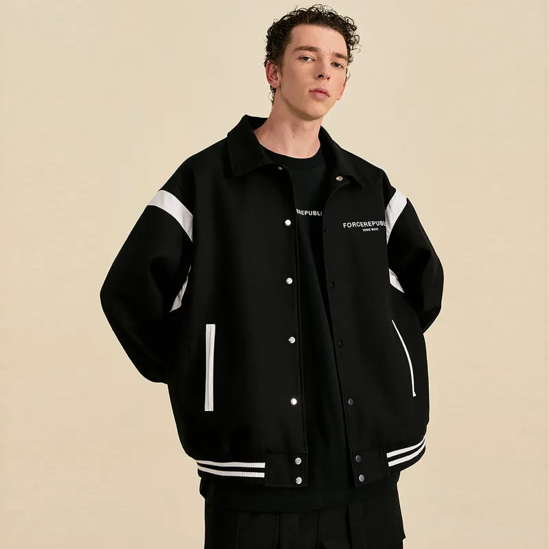 FORCEREPUBLIK Jackets Unisex Black-2