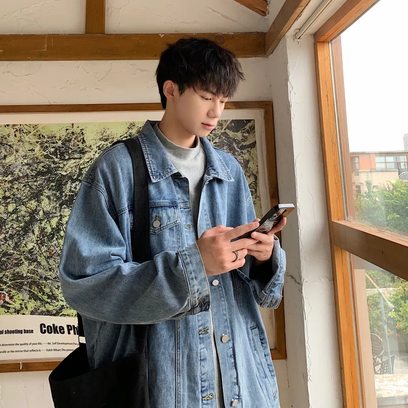 TESTUNG Denim Jackets Unisex-25
