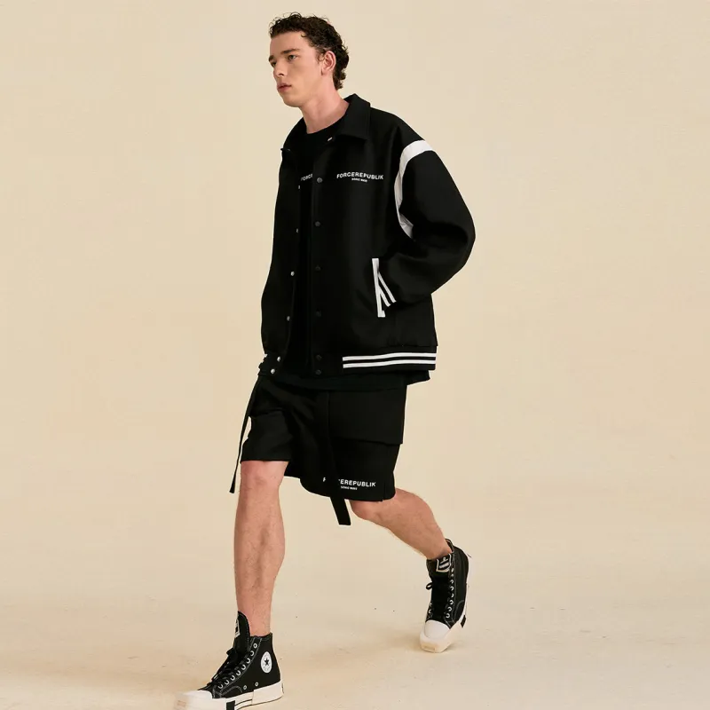 FORCEREPUBLIK Jackets Unisex Black-6