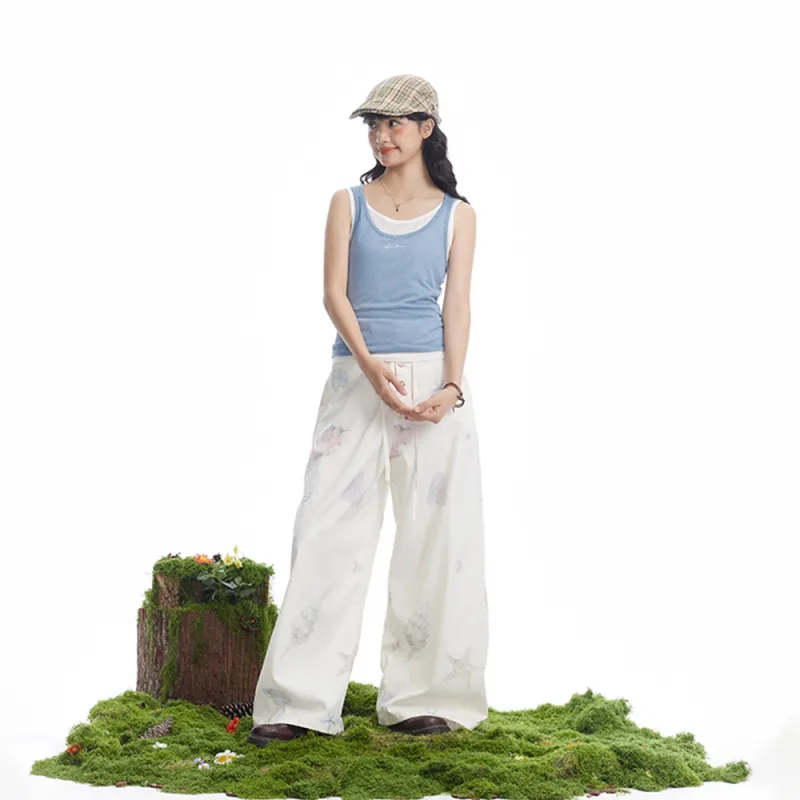 Saotome Casual Pants Women's Ecru-2
