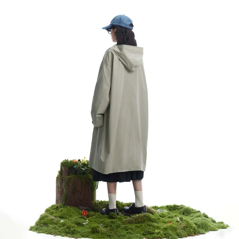 Saotome Trench Coat Women's Light Gray-4