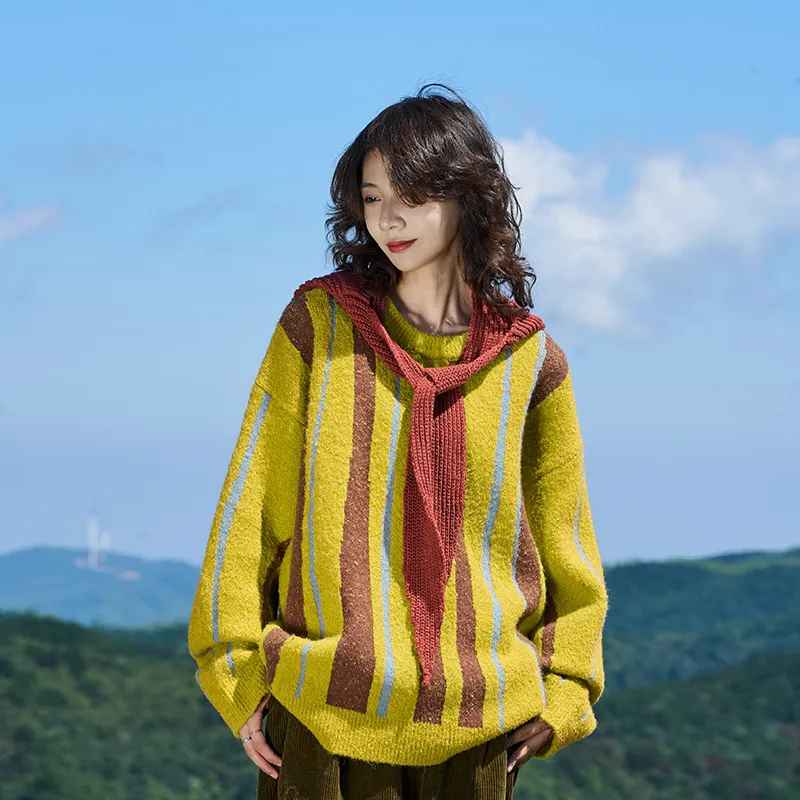Madgood Sweater Unisex Mustard Yellow-3