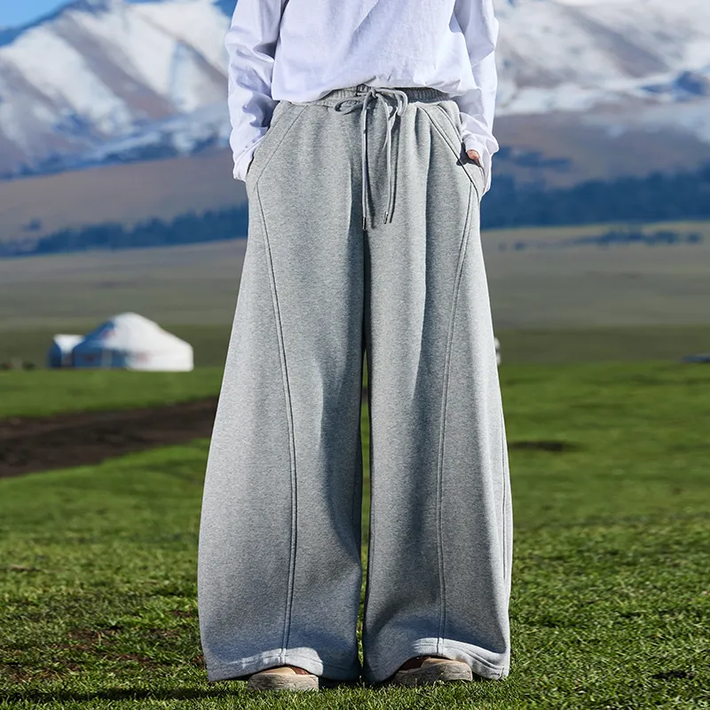 Madgood Casual Pants Unisex Heather Gray-3