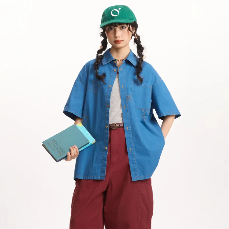 Saotome Shirt Women's Klein Blue-4
