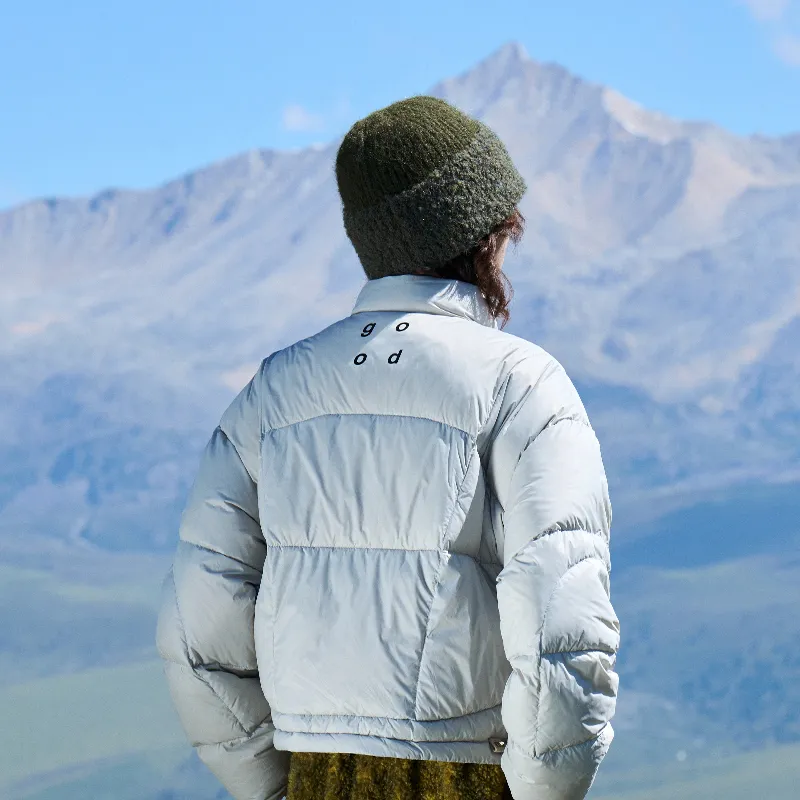 Madgood Down Jacket Unisex Light Gray-3