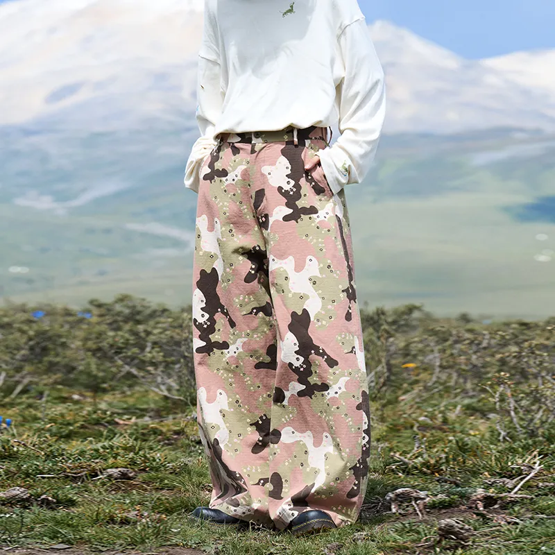 Madgood Casual Pants Unisex Pink-6
