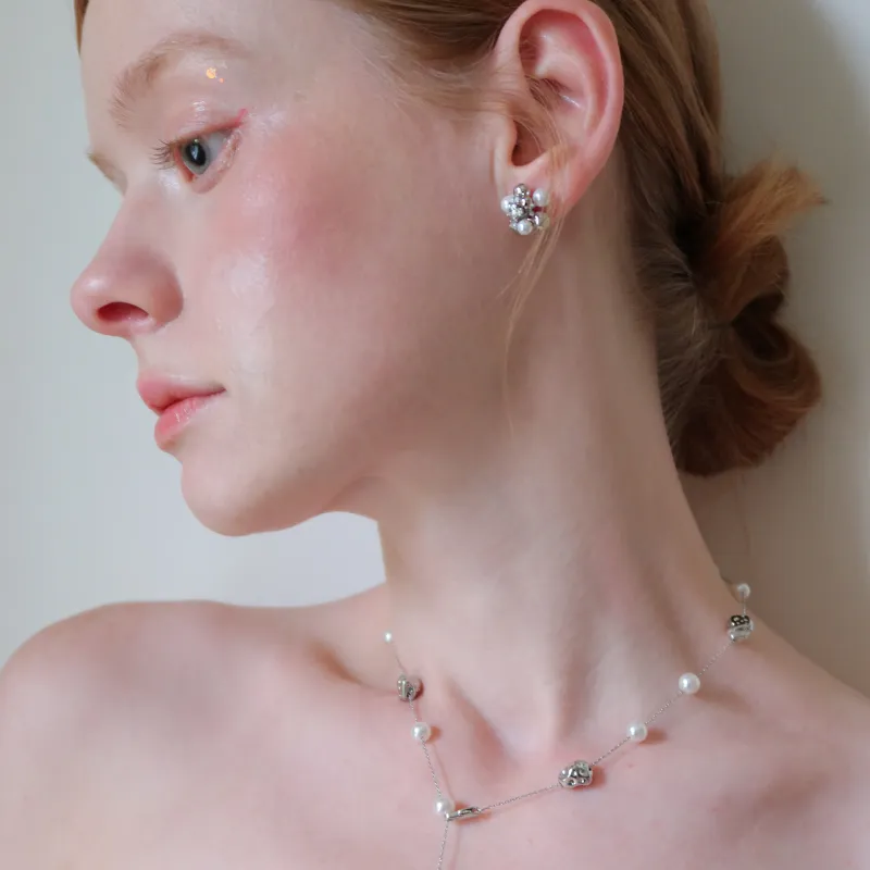 TEICE Glass Pearl Necklaces Women's-2