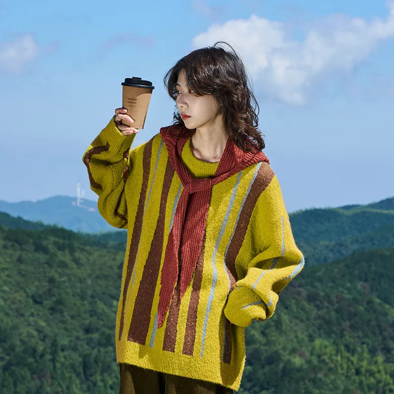 Madgood Sweater Unisex Mustard Yellow-4