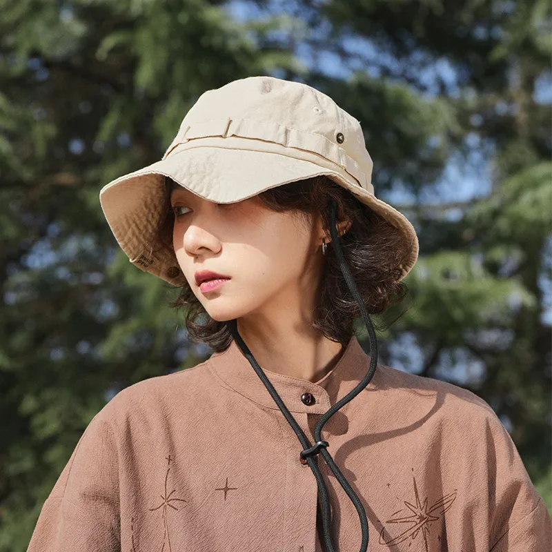 Madgood Cotton Bucket Hats Unisex-4