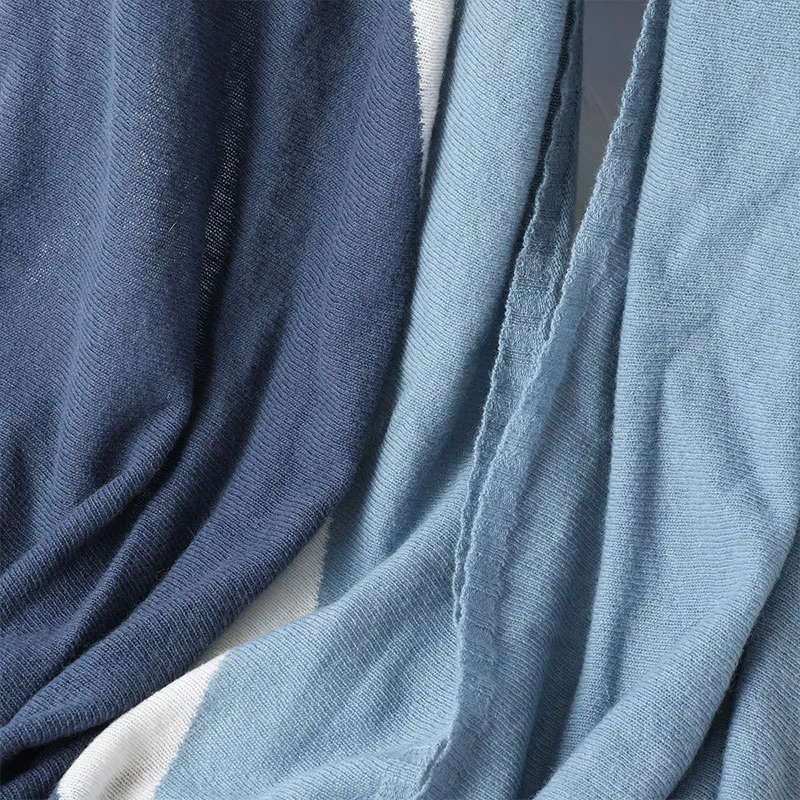LE TISSERAND 100% Sheep Wool Knit Scarves Women's-2