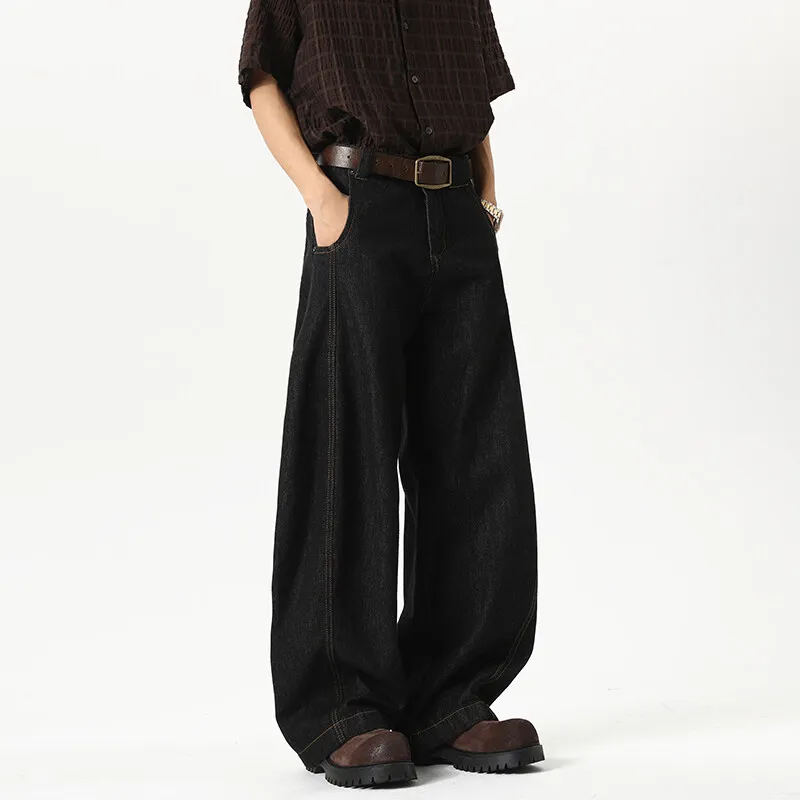 Cost Per Kilo Jeans Unisex Black-2