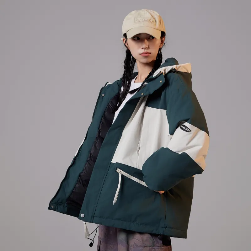 Cost Per Kilo Puffer Jacket Unisex Light Khaki-24